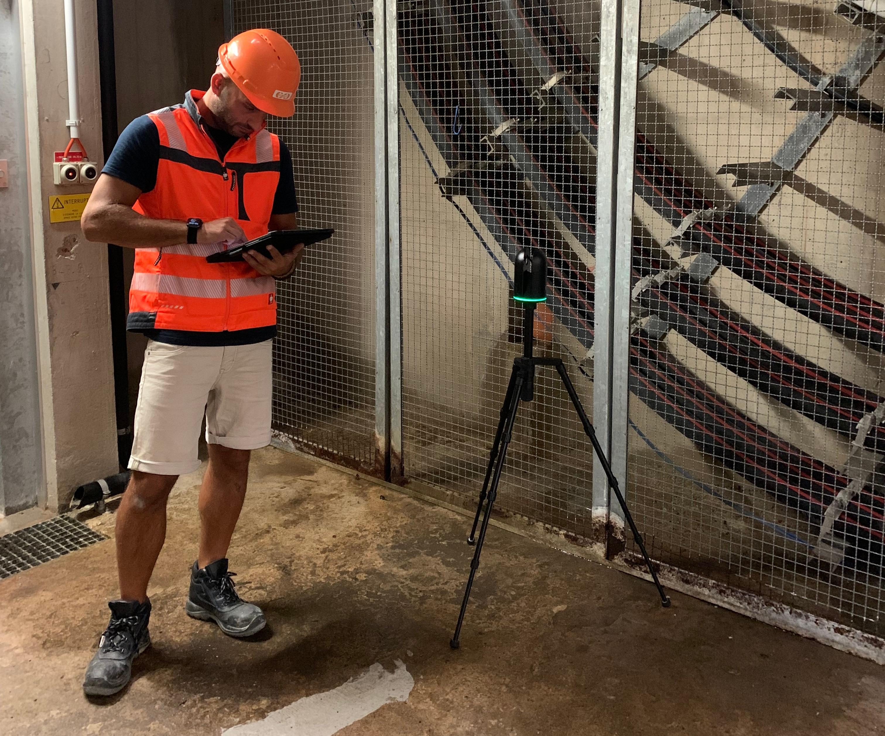 Symalit führt Vermessungen mit 3D Scanner durch.